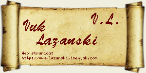 Vuk Lazanski vizit kartica